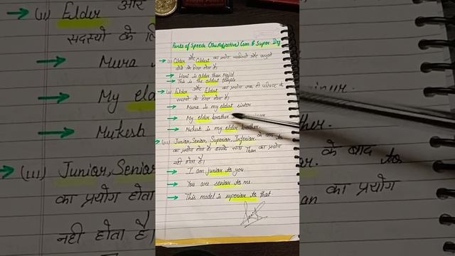 Parts of speech (The Adjective) Use of elder ,eldest older oldest with example смотреть онлайн