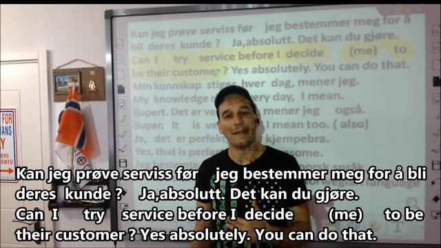 20.Norwegian for students & workers, class 20 - norsk A1 nivået смотреть онлайн