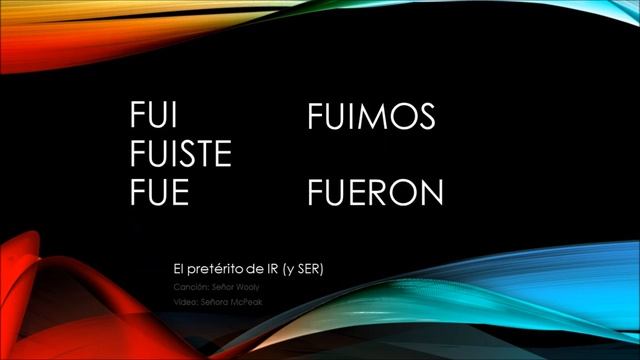 The preterit of IR and SER - Señor Wooly verb conjugation song смотреть онлайн