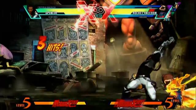 UMVC3 :Mini Combovideo  3 Bionic Arm  No X-Factor No Assist