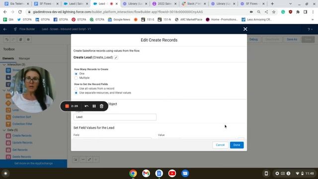 SF Flow Create a Call Script to Handle Inbound Leads Part 2 смотреть онлайн