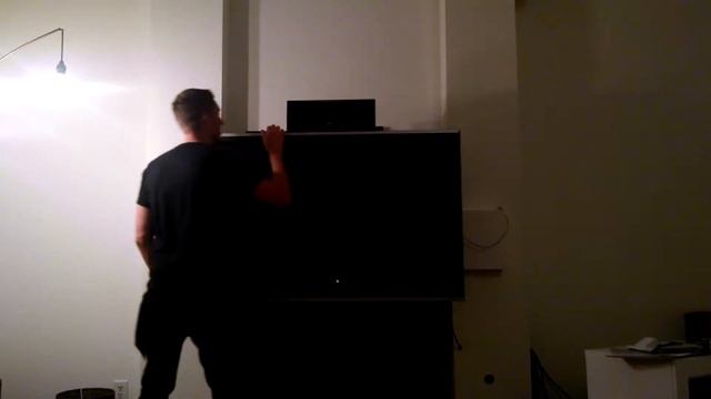 Dynamic Mounting Down and Out TV Mount with 120 LB Plasma TV - Amazing! смотреть онлайн