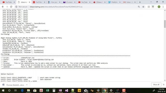 Dialog Project Part 9 Calendar смотреть онлайн