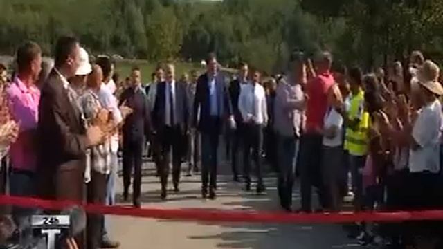 Izveštaj TV Happy - Telemaster, o otvaranju mostova u Koceljevi, selima Ljutice i Družetić смотреть онлайн