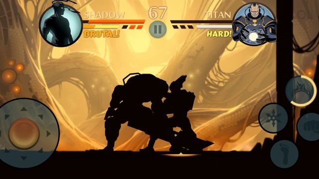 SHADOW VS TITAN FIGHT WITH KNIVES | SHADOW FIGHT 2 | смотреть онлайн