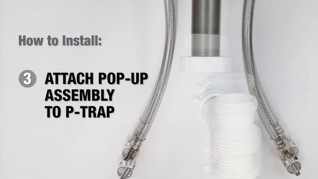 Bathroom Plastic Pop-up Assembly in Chrome смотреть онлайн