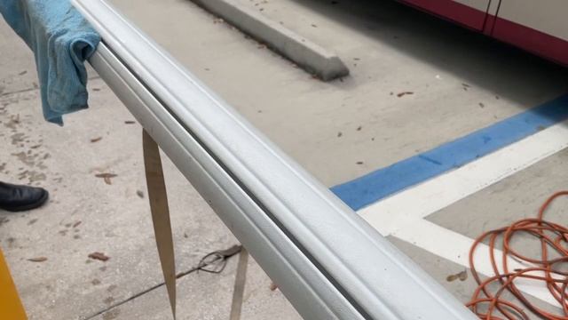 E73, Installing new Awning Fabric and Pepwave antenna. смотреть онлайн