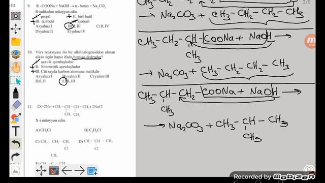 Güvən kimya test toplusu, "12.2. Alkanların alınması" mövzusundakı testlərin izahı смотреть онлайн