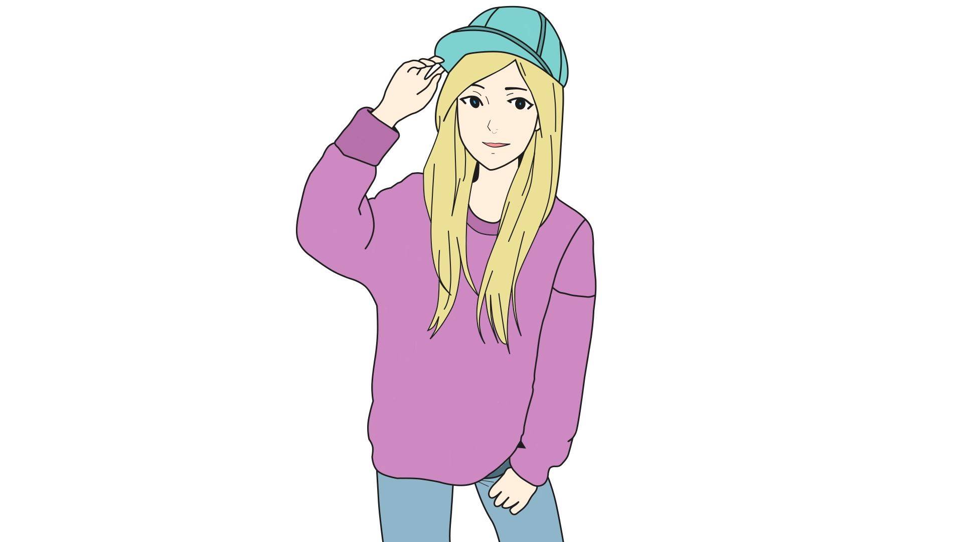 Как нарисовать девушку смотреть онлайн