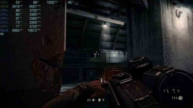 Ryzen 3 2200G Gtx 1660 Ti | Test | Wolfenstein  The New Order 1080p Ultra Settings