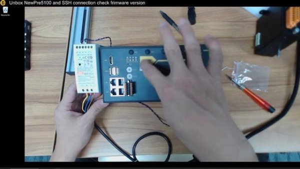 1_Unbox NewPre5100 and SSH connection to check firmware version