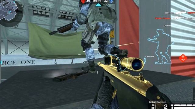 Warface Steyr Scout Золотой