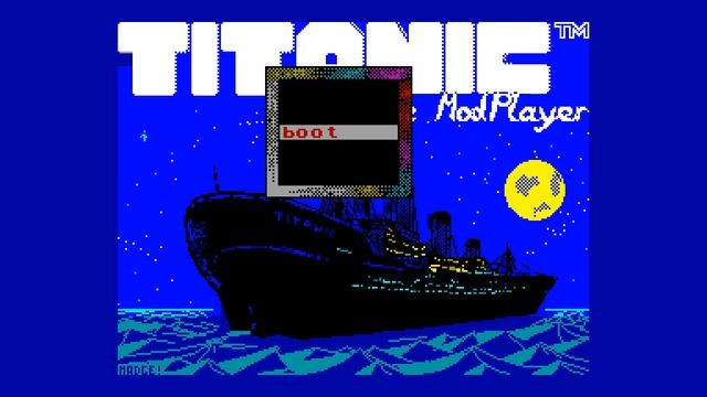 Titanic boot - Flash Inc [#zx spectrum AY Music Demo] смотреть онлайн