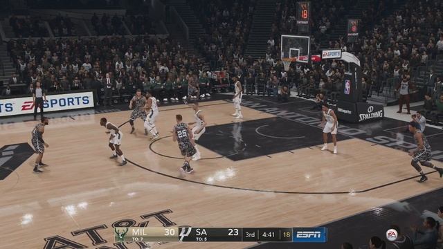 Milwaukee Bucks vs San Antonio Spurs NBA LIVE Full Game Highlights смотреть онлайн
