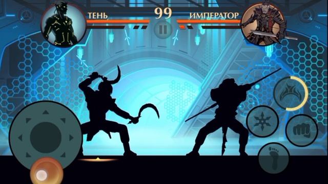 Shadow Fight 2 Тень против Корсара и Императора оружием Серпами. |#shadowfight2