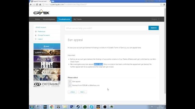 Warface Europe - How To Send A Ticket / Ban Appeal смотреть онлайн