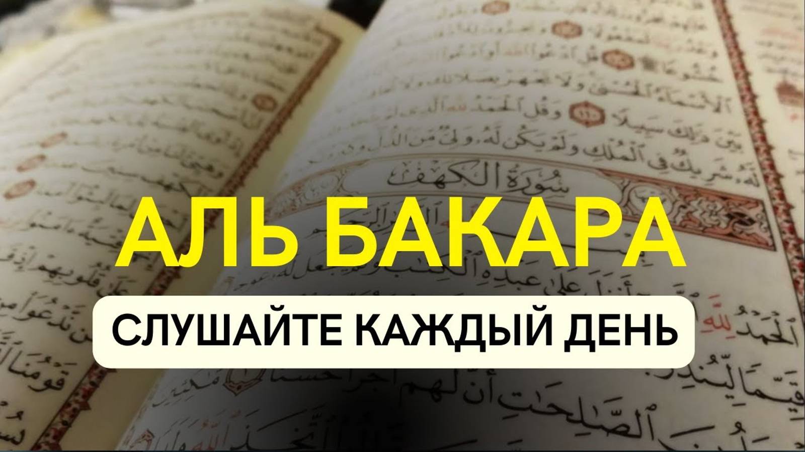 Сура Аль-Бакара включайте в ваших домах каждый день смотреть онлайн