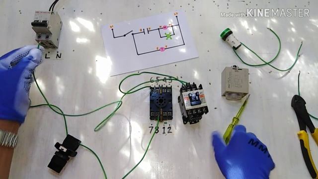 Contactor Controlled By Timer ( Tagalog) Basic Motor Control Tutorial смотреть онлайн