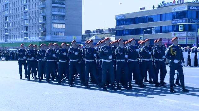 Личный состав Специального управления ФПС №8 МЧС России приняли участие в мероприятиях ко Дню Победы смотреть онлайн