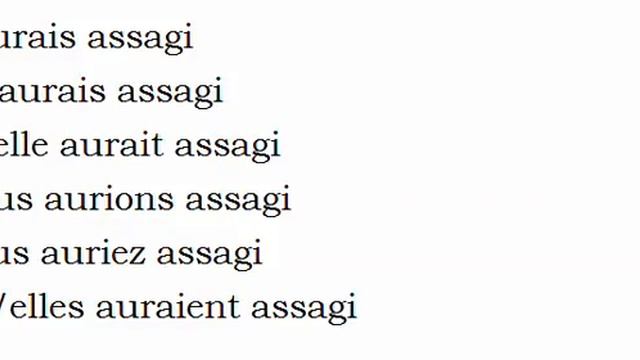 Изучение французского языка = Спряжение глаголов = Assagir смотреть онлайн