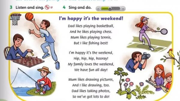 Unit 2 /lesson three/ I’m happy it’s the weekend!
