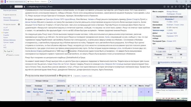 Все (почти) смерти гонщиков Формулы 1 смотреть онлайн