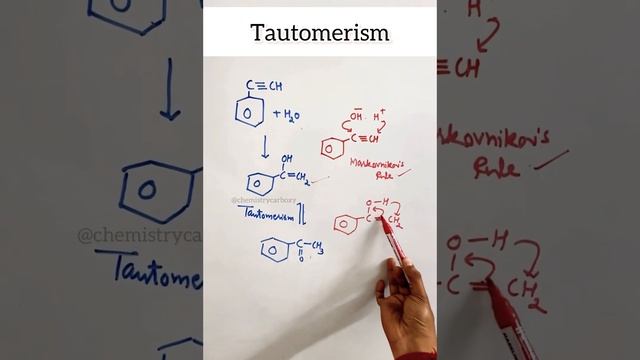 How Tautomerism is used to form acetophenone ?#acetophenone смотреть онлайн