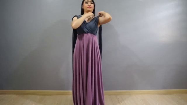 DARK GREY AND DARK LILAC TWO TONE INFINITY DRESS | D.I.Y. CONVERTIBLE | LOVEHUMBLY смотреть онлайн