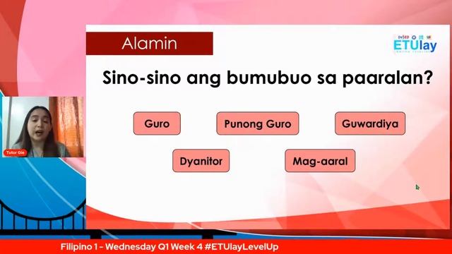 Filipino 1 - Wednesday Q1 Week 4 #ETUlayLevelUp смотреть онлайн