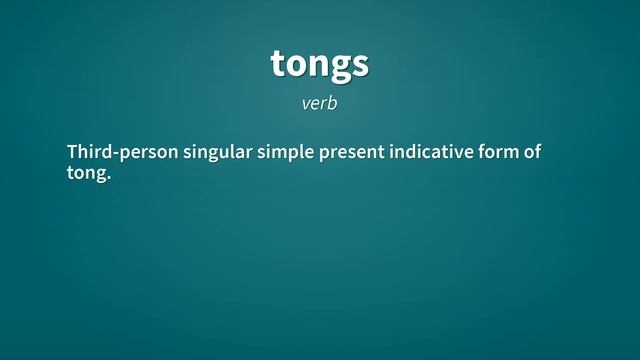 Tongs | Definition Of Tongs