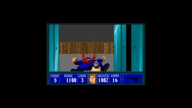 Wolfenstein-3D Escape From Wolfenstein Level 5