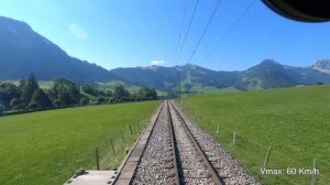 Путешествие на поезде Цвайзиммен - Монтрё, Швейцария [09.2023]