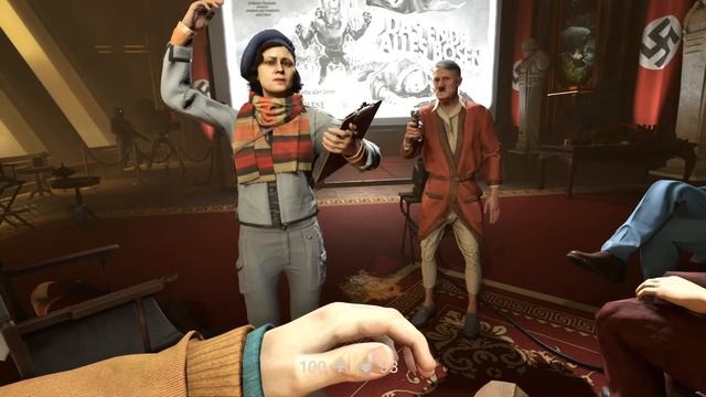 Wolfenstein® II: The New Colossus Fuhrer Hitler scene смотреть онлайн