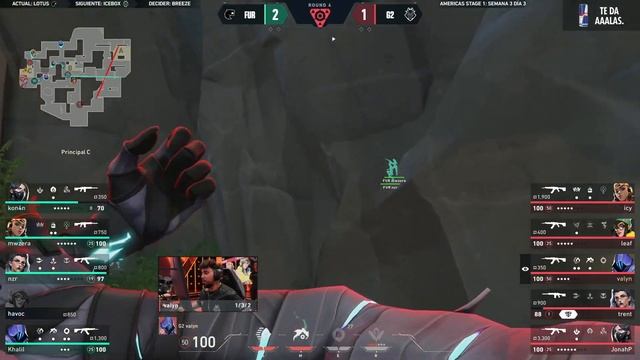 FUR vs G2 — VCT Americas Stage 1 — S3D3 — Mapa 1 смотреть онлайн