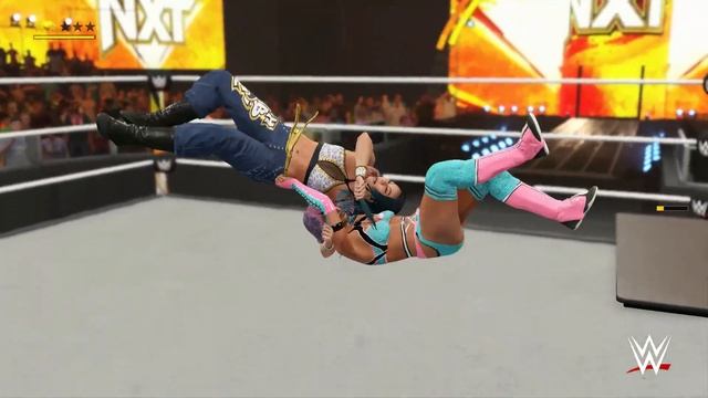 Mercedes Mone & Carmella VS Mia Yim & Kairi Sane - NXT Womens Tag Champs (NXT #15 WWE 2K23 Universe смотреть онлайн