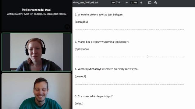 Тест по грамматике польского языка | Test z gramatyki języka polskiego смотреть онлайн