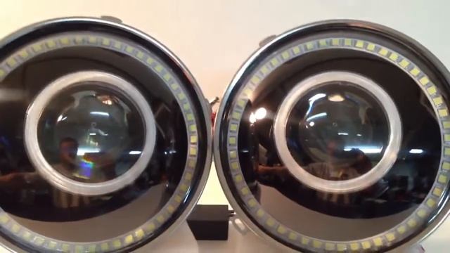 7" Bi Xenon 35W projector headlight retrofit Jeep Wrangler смотреть онлайн