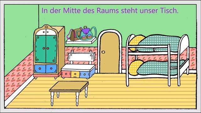 Mein Zimmer   Dativ + Präpositionen 3