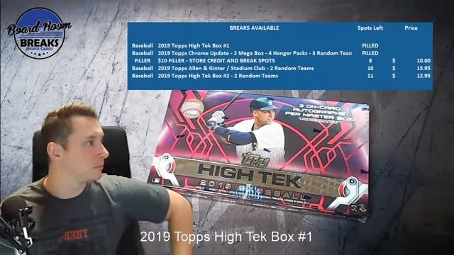 Sunday Breaks! 2019 Topps High Tek, Chrome Update, Allen & Ginter and more! смотреть онлайн