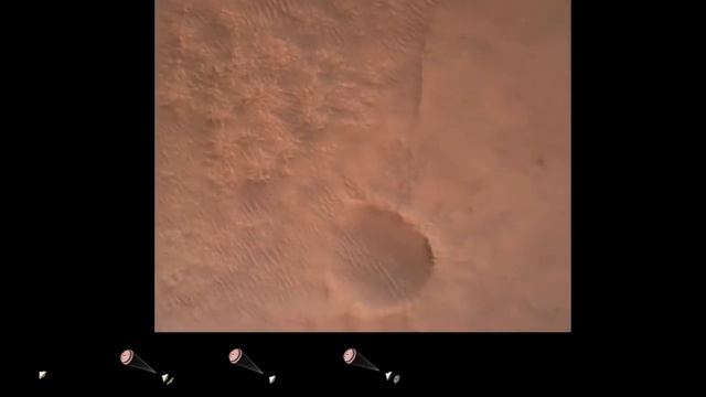 Посадка марсохода Perseverance