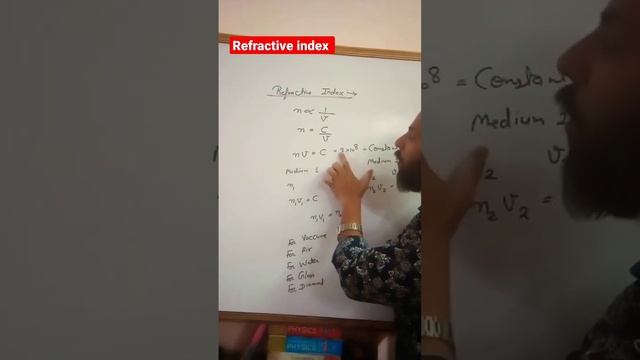 Refractive index #shiksha #maheshramnani #class10 #class12 смотреть онлайн
