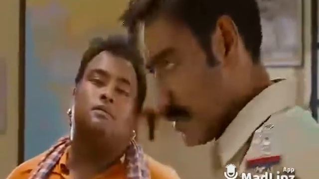 Singham funny dialogue in own adi language смотреть онлайн