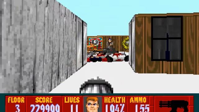 Wolfenstein 3D with Project Toten Eisen Ritter.Level 3 смотреть онлайн
