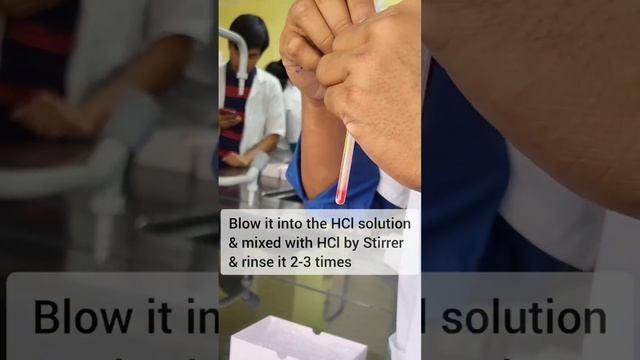 #medical Hemoglobin estimation by Sahli's method #khushi смотреть онлайн