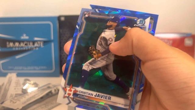 2021 Bowman Chrome Sapphire Box Opening смотреть онлайн