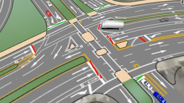 Freeway Intechange SR-125 -SR94 at-grade-bikes-closeup смотреть онлайн