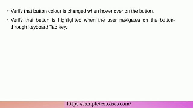 Test Case For Button | UI and Negative Test Cases For Button смотреть онлайн