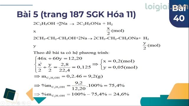 Bài 40 : Ancol - Hóa 11 CB hay nhất смотреть онлайн