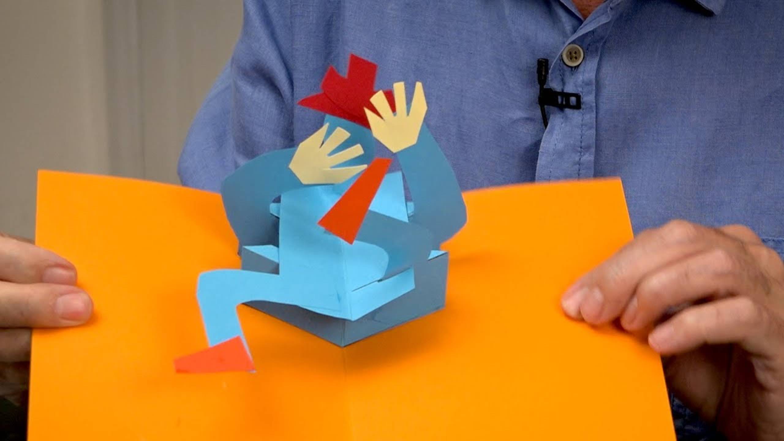 Pop-Up Tutorial 51 - Jumping Figure смотреть онлайн