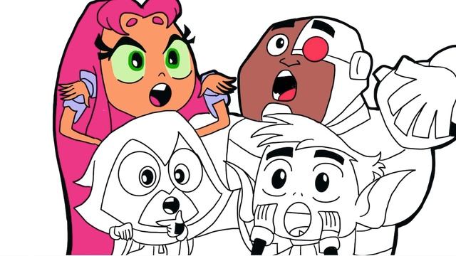 Teen Titan Go | Free Coloringpages | Cartoon Network UK Coloringpages смотреть онлайн